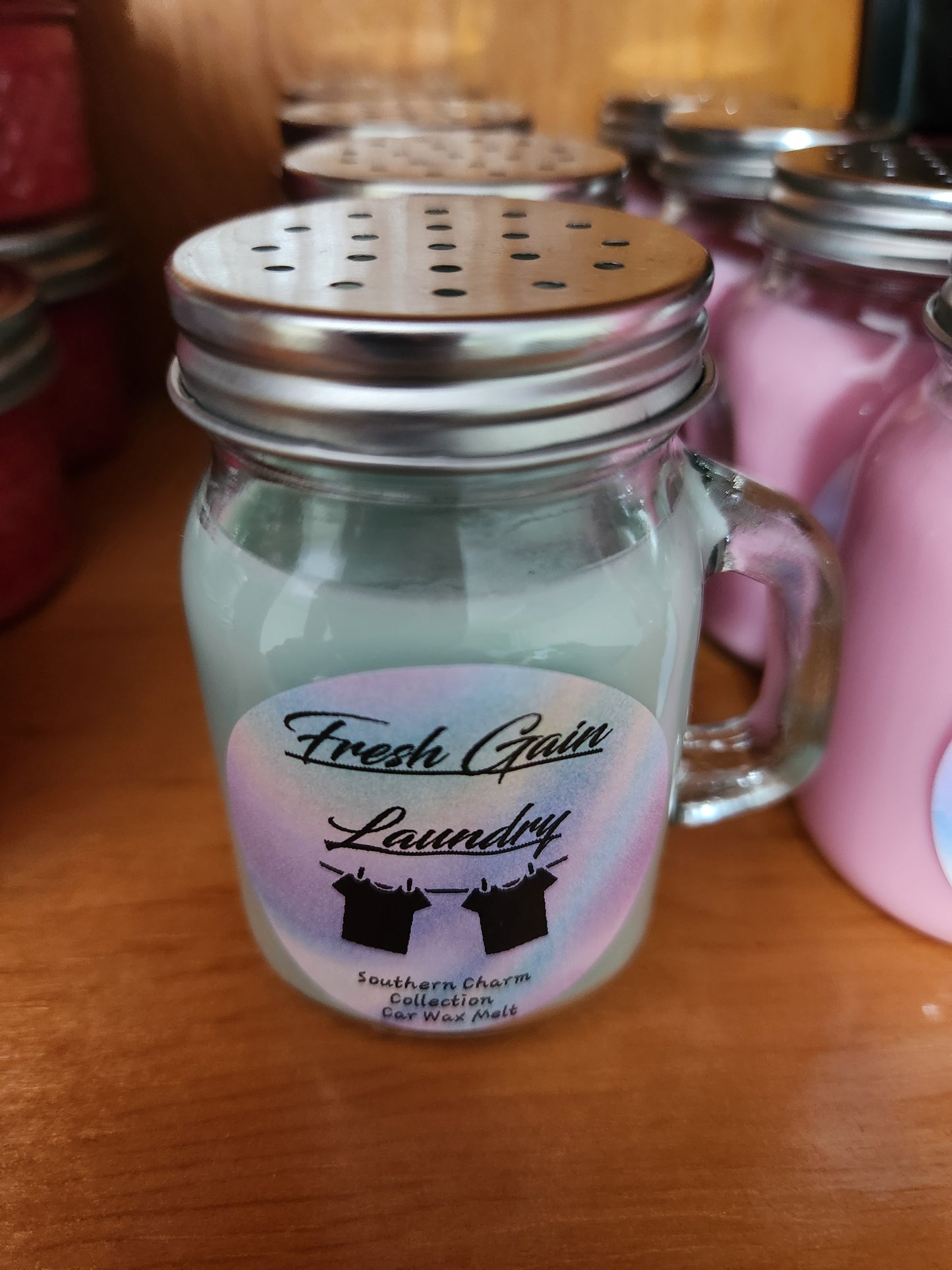 Salt Shaker Wax Melt Car Freshener